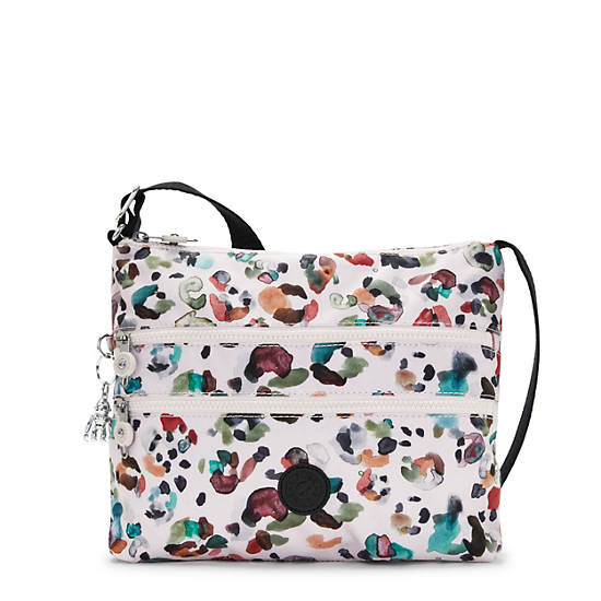 Kipling Alvar Printed Crossbodytassen Wit Gekleurd | België 2144SG